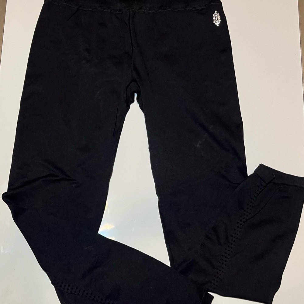 Black Free People Movement Good Karma Leggings